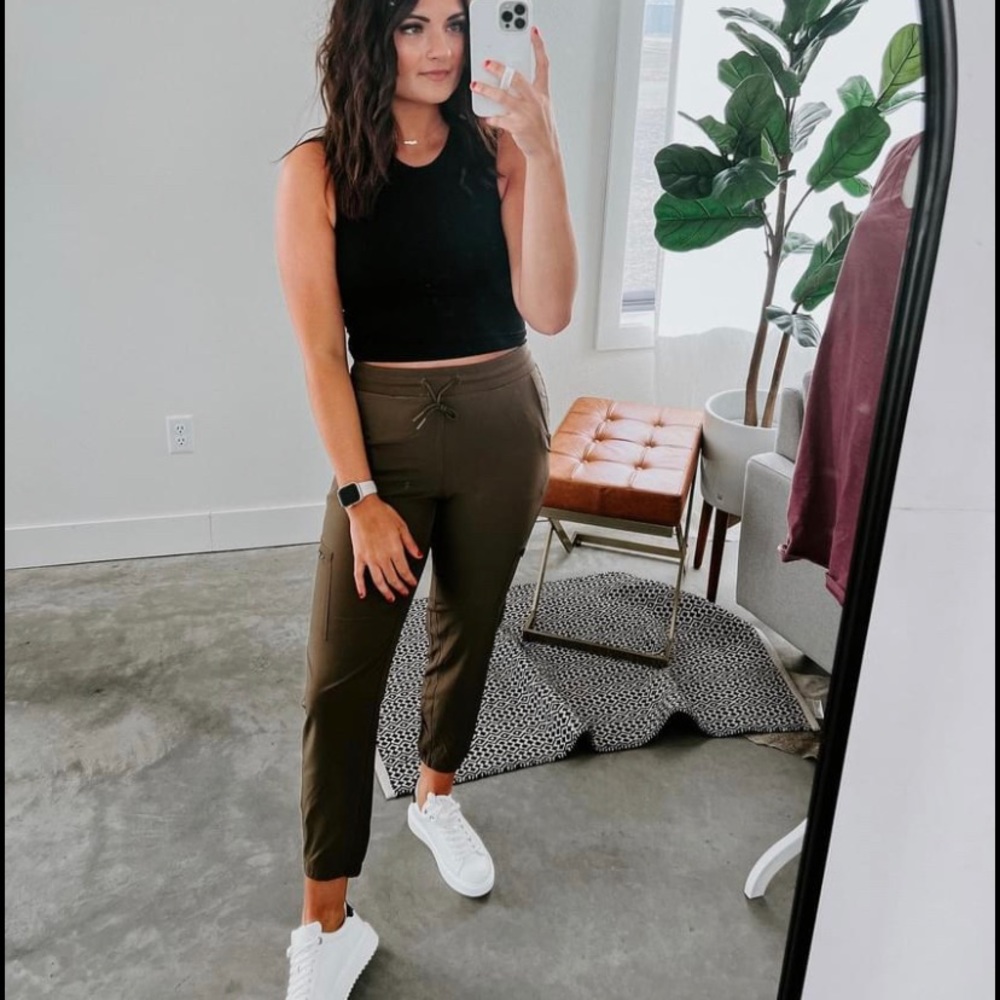 Olive joggers
